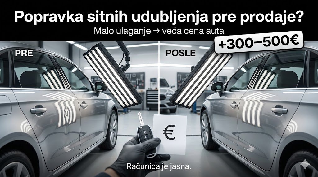 Povećanje vrednosti automobila pre prodaje - Ispravljanje limarije bez farbanja
