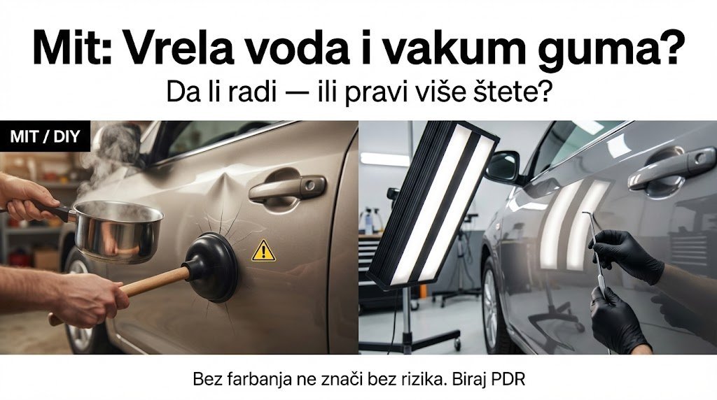 PDR vrelom vodom i vakum gumom mit - Masiranje limarije Novi Sad